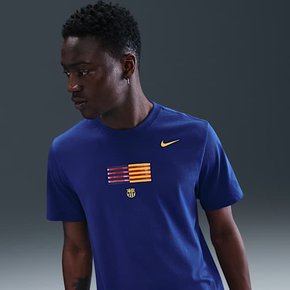 ♢﻿新品♢﻿FC Barcelona Nike シャツ タグ付き Nike Adult FC Barcelona Black Logo T-Shirt | Dick's Sporting